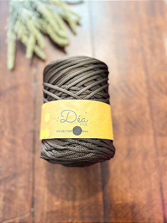 Fio Néctar 5mm - 500g-200m - Poliester - Marrom Escuro