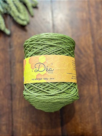 Fio Néctar 3mm - 500g-300m - Poliéster - Pistache
