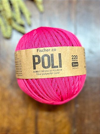 Fio Fischer POLI 3mm 220m - Pink