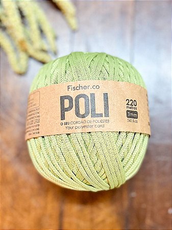 Fio Fischer POLI 3mm 220m - Verde Sálvia