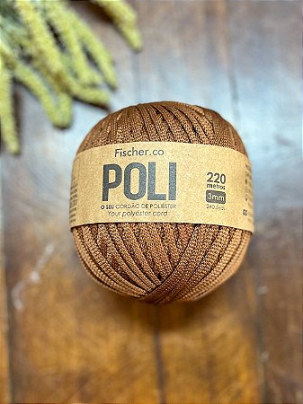 Fio Fischer POLI 3mm 220m - Caramelo