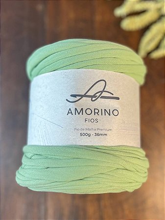 Fio de Malha Premium Amorino 500gr - Verde Mint 36mm