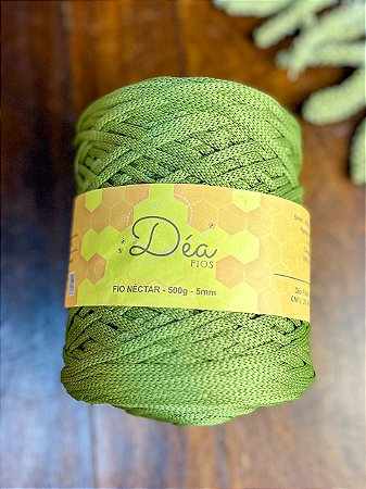Fio Néctar 5mm - 500g-200m - Poliester - Pistache