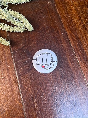 Botton Redondo 3,5cm -Agulha Na Mão I