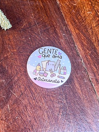 Botton Redondo 3,5cm - Gente Que Ama Artesanato