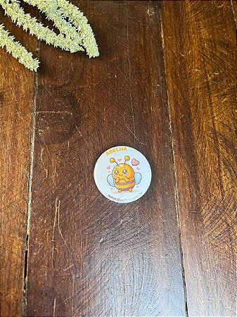 Botton Redondo 3,5cm - Abelha Vip