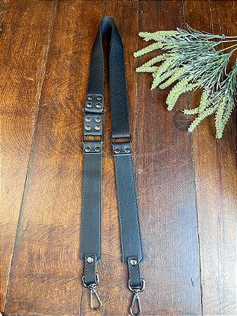 Alça Transversal Montana 3x105cm - Preto/Ônix