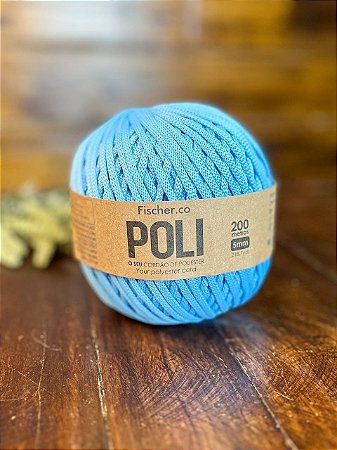 Fio Fischer POLI 5mm - 200m - BABY BLUE
