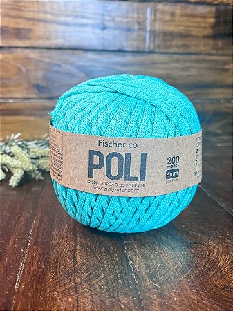 Fio Fischer POLI 5mm - 200m - VERDE CIANO