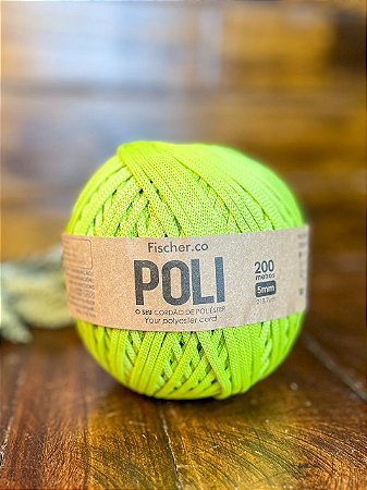 Fio Fischer POLI 5mm - 200m - PISTACHE