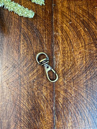 Mosquetão 3,5x1cm Ouro Velho