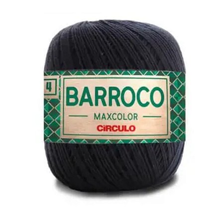 Fio Barroco Maxcolor 4 Círculo - Preto 8990