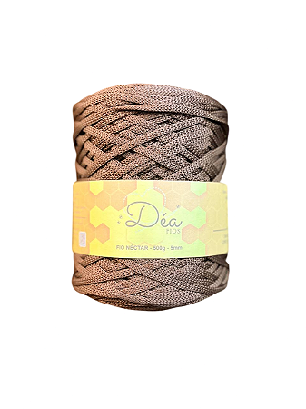 Fio Néctar 5mm - 500g-200m - Poliester - Marrom