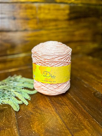 Fio Néctar 3mm - 500g-300m - Poliéster - Pêssego