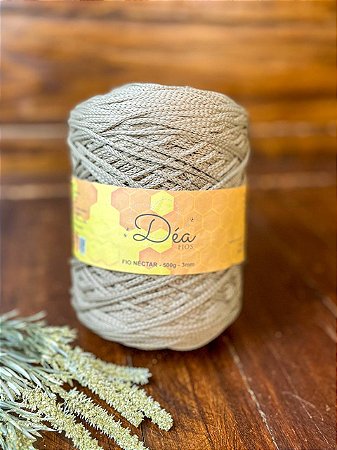 Fio Néctar 3mm - 500g-300m - Poliéster - Palha