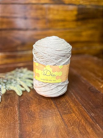 Fio Néctar 5mm - 500g-200m - Poliester - Caqui Claro