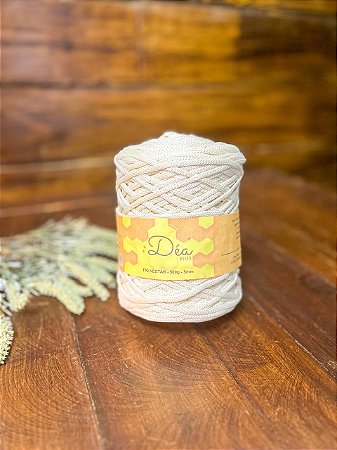 Fio Néctar 5mm - 500g-200m - Poliester - Creme