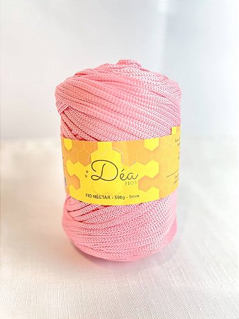 Fio Néctar 5mm - 500g-200m - Poliester - Rosa Bebe