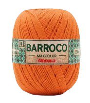 Fio Barroco Maxcolor 4 Círculo - Laranja 4456