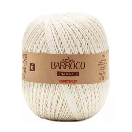 Fio Barroco 4 Círculo - Natural 20