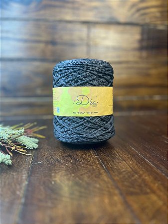 Fio Néctar 3mm - 500g-300m - Poliéster - Grafite