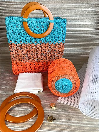 Kit Bolsa Croche Artemis-Colors 3mm Tropical-c/Video Aula