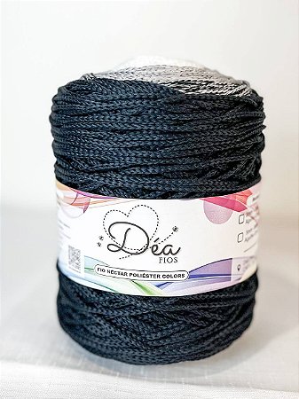 Fio Nectar COLORS 3mm-500g-300m-Poliester- cor Gray