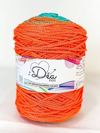 Fio Nectar COLORS 3mm-500g-300m-Poliester-cor Tropical