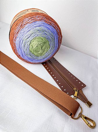 Kit Bolsa Croche Prisma-Fantasia-Georgia Alam- Policromia Fischer