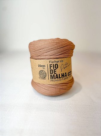 Fio Malha Premium Fischer 25mm - Mocha Mousse