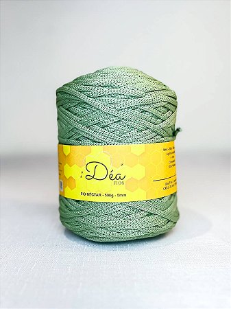 Fio Néctar 5mm - 500g-200m - Poliester - Verde Maçã
