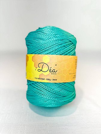 Fio Néctar 3mm - 500g-300m - Poliéster - Tiffany