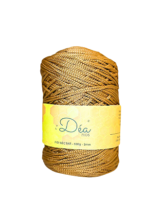 Fio Néctar 3mm - 500g-300m - Poliéster - Mocaccino (f)