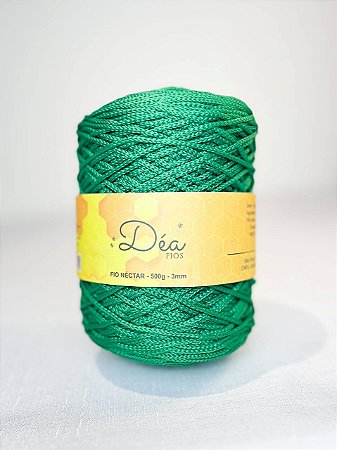 Fio Néctar 3mm - 500g-300m - Poliéster - Verde Natal