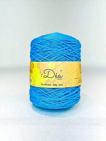 Fio Néctar 3mm - 500g-300m - Poliéster - Turquesa