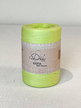 Fio Rafia 20mm -180g/190m-100% Viscose-Menta