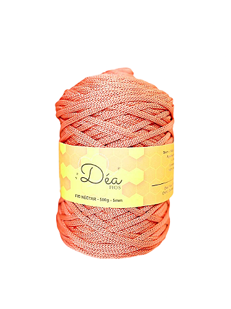 Fio Néctar 5mm - 500g-200m - Poliester - Papaya