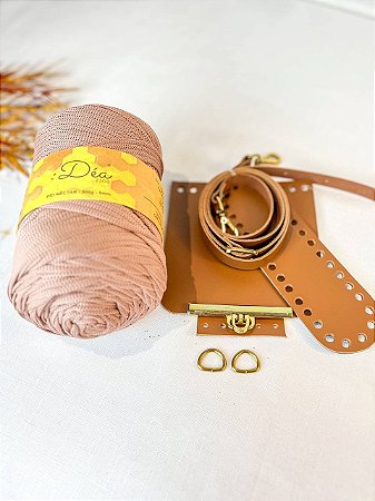 Kit Bolsa Lady - Néctar 5mm - Rosa Cha (Déa - Aula Grátis)