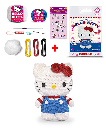 Coleção Amigurumi HELLO KITTY - BLUSA LISTRADA