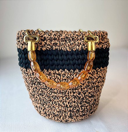 Kit Bolsa Perola Negra Onça-Amorino 26mm-(Déa - Aula Grátis)