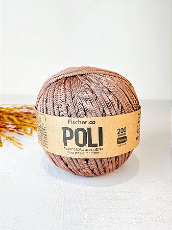 Fio Fischer POLI 5mm - 200m - Mocha Mouse