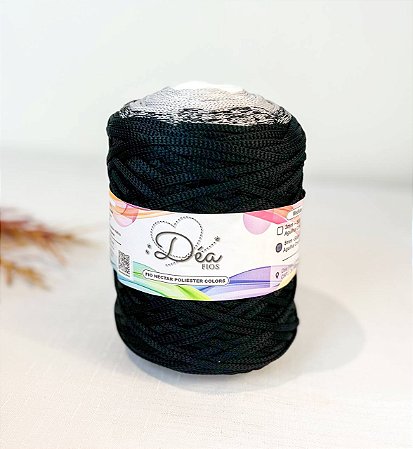 Fio Nectar COLORS 5mm-500g-300m-Poliester-Gray