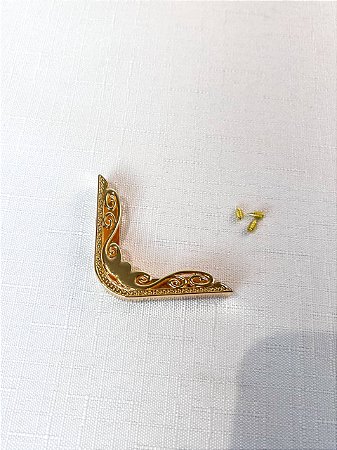 Cantoneira p/Bolsa 4CM - DOURADO
