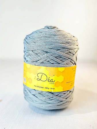 Fio Néctar 5mm - 500g-200m - Poliester - Cinza Elefante