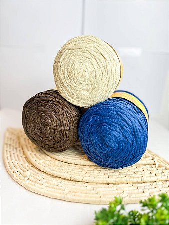 Combo 13 - Fios Néctar 3mm 3un. - Marfim, Caribe e Cafe