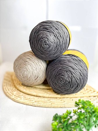 Combo 2 - Fios Néctar 3mm 3un. - 2 Cinza Escuro e Cinza Claro