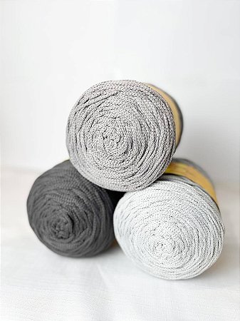 Combo 17 - Fios Néctar 3mm 3un. - Charuto, Cinza Claro e Cinza Escuro