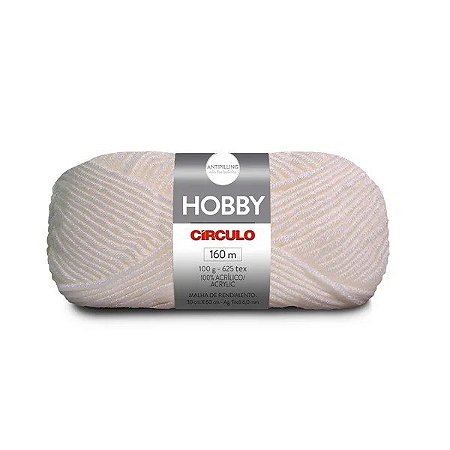 Fio/Lã Hobby Circulo - COR 10 BRANCO