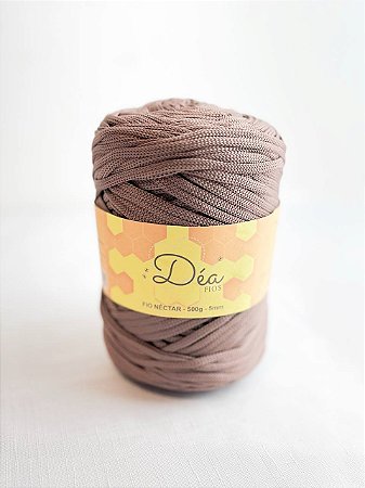 Fio Néctar 5mm - 500g-200m - Poliester - Mocha Mouse