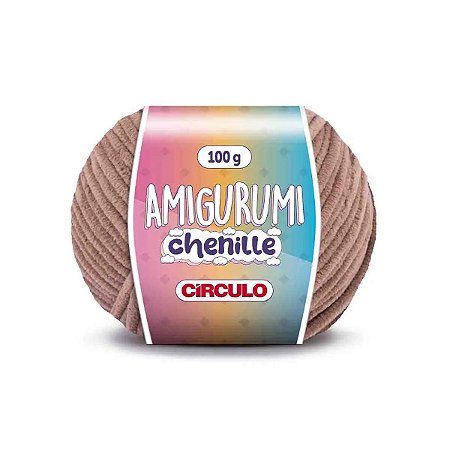 Amigurumi Circulo CHENILLE 7567-Cacau